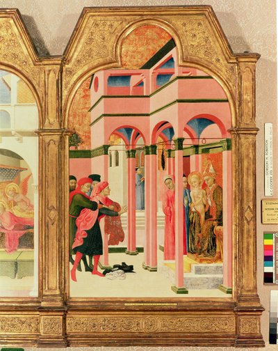 St. Francis Renounces his Earthly Father by Stefano Sassetta